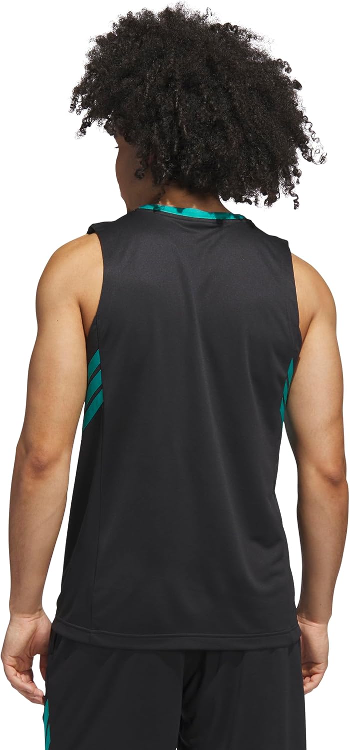 adidas Men's Basketball Legends 3-Stripes Tank Top