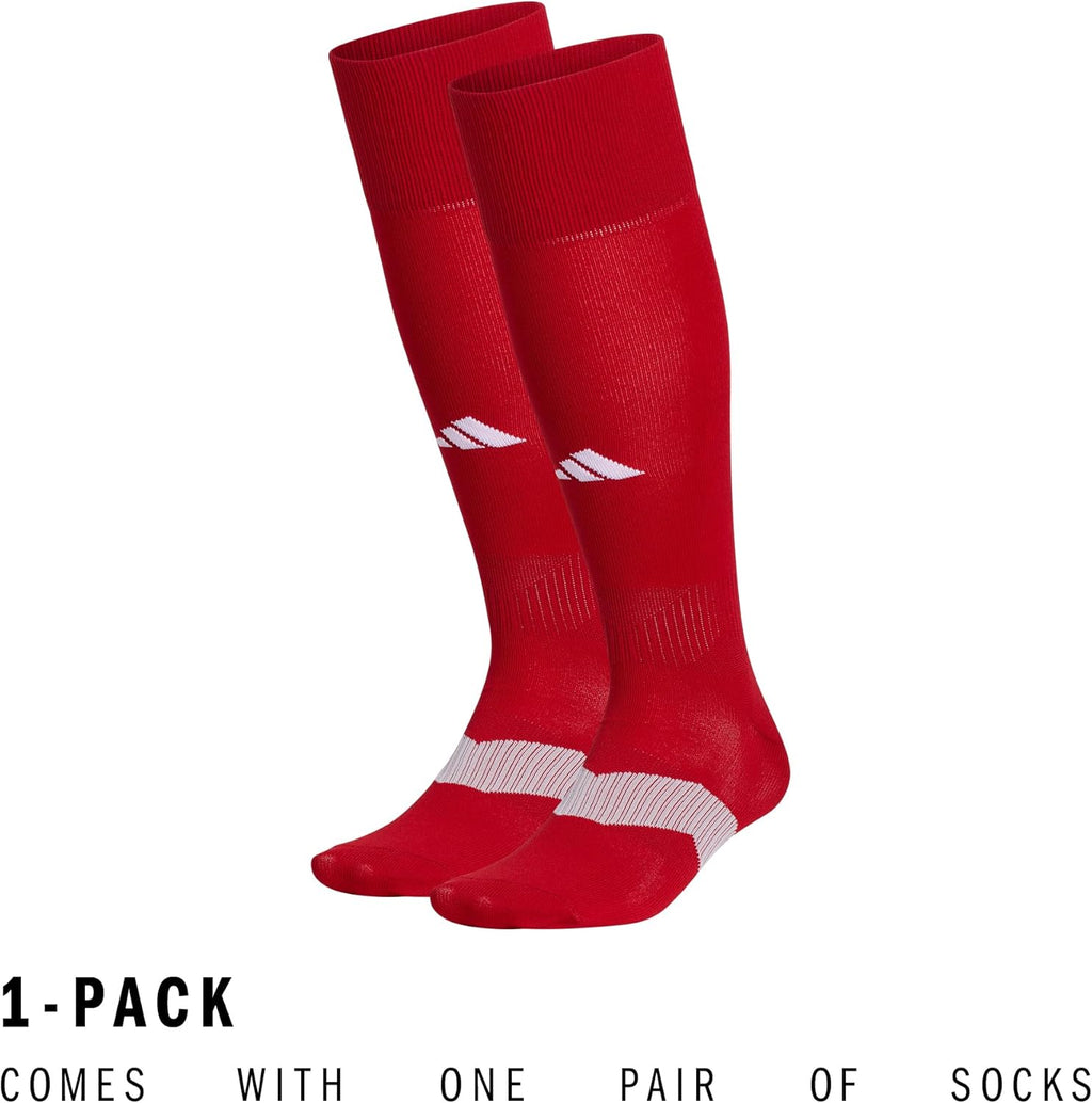 adidas Unisex Metro Soccer Socks for Men, Women, Youth, Boys and Girls, Team Sports