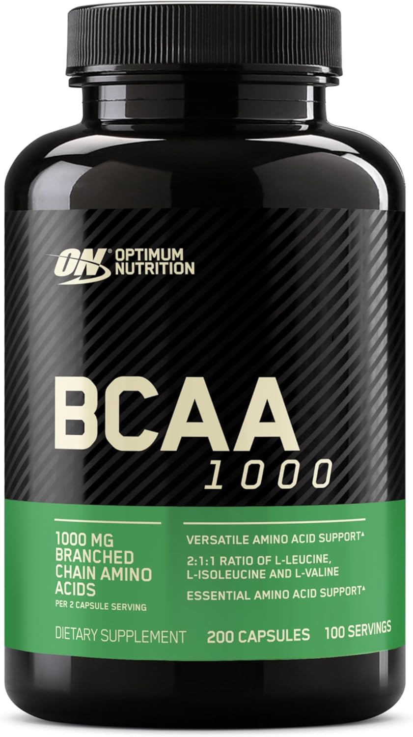 Optimum Nutrition Instantized BCAA Capsules, Keto Friendly Branched Chain Essential Amino Acids, 1000mg, 400 Count
