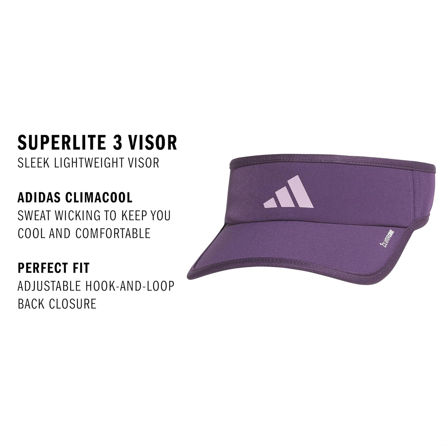 adidas Superlite, Sun Visor Hat for Women, Sport Performance, Outdoor Activities