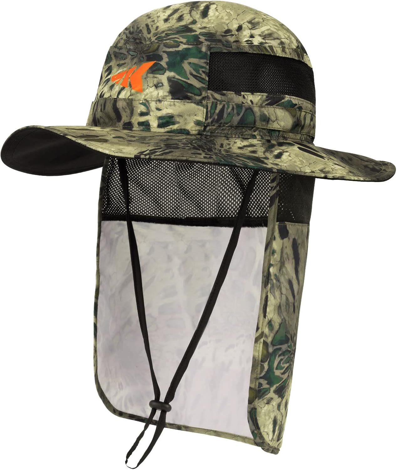 KastKing UPF 50 Boonie Hat Fishing Hat with Removable Neck Flap Sun Hats for Men