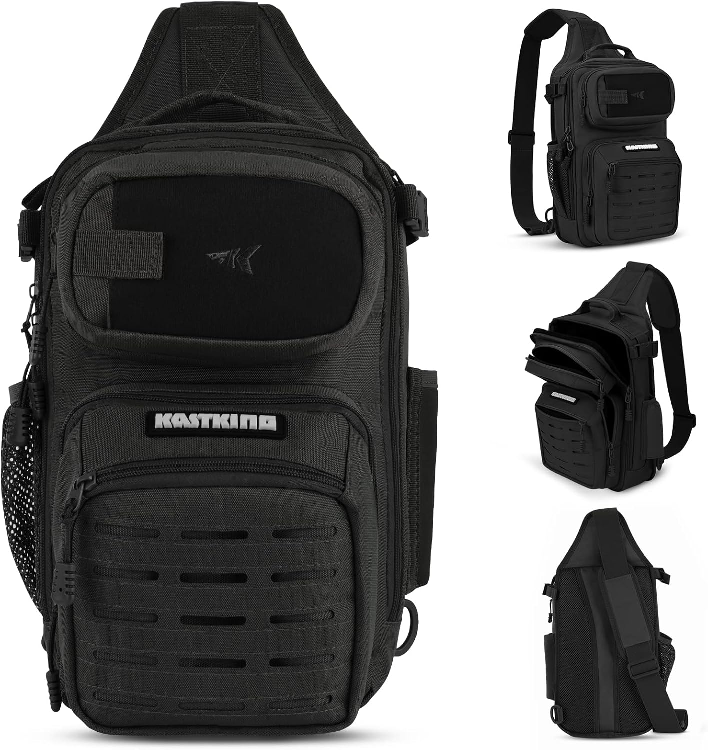 KastKing BlowBak Tactical Sling Tackle Bag-Lightweight Fishing Backpack Storge Fishing Gear and Equipment,Gift for Men