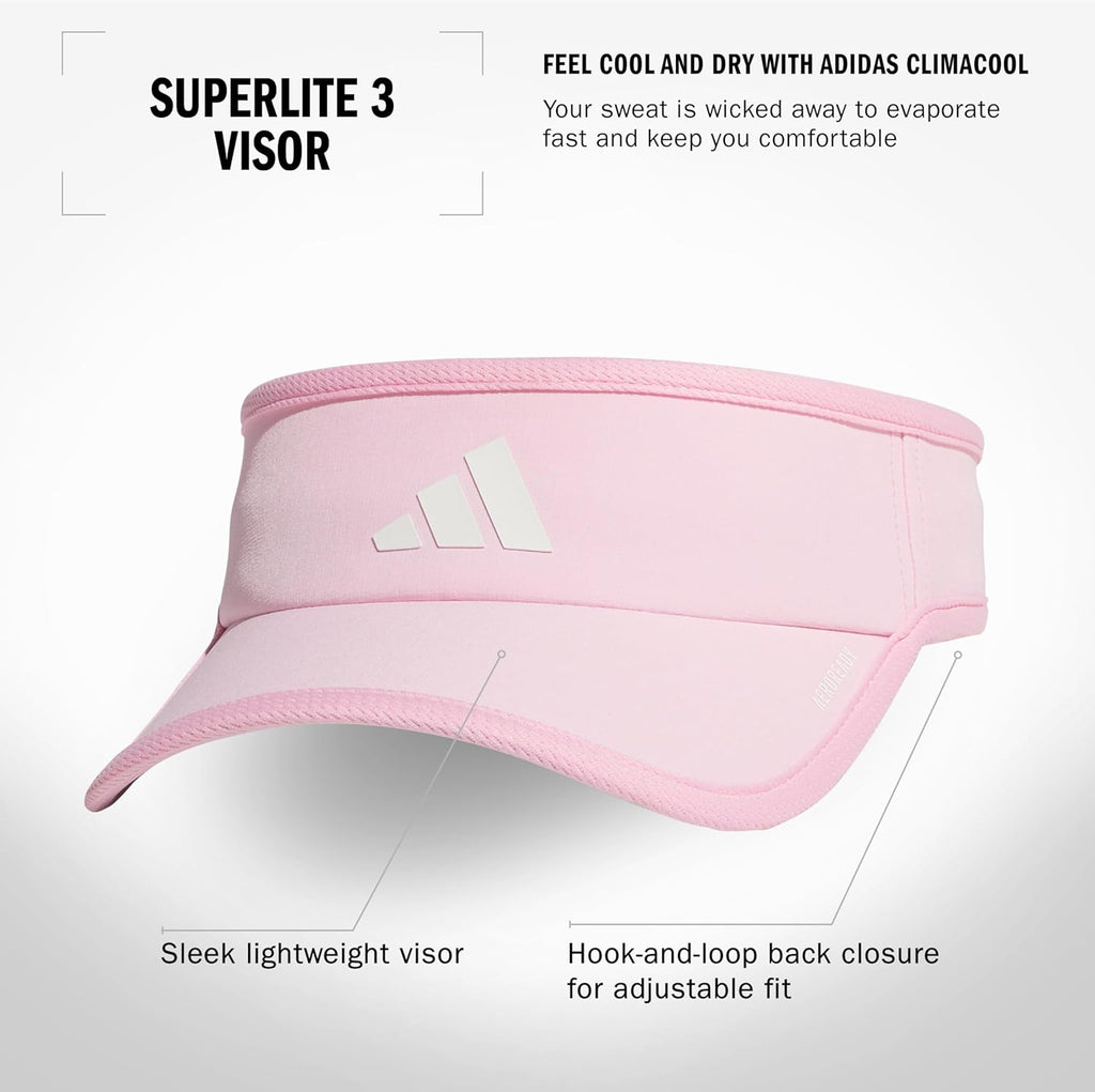 adidas Superlite, Sun Visor Hat for Women, Sport Performance, Outdoor Activities