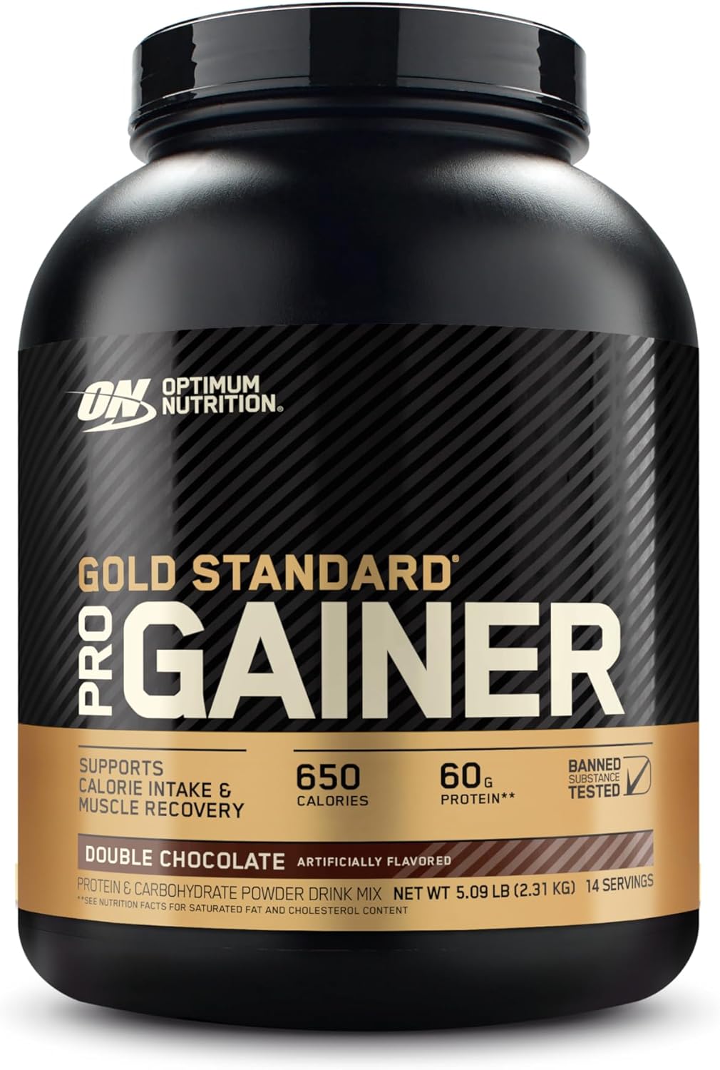 Optimum Nutrition Gold Standard Pro Gainer, Weight Gainer Protein Powder, Double Chocolate, 10.19 Pounds (Packaging May Vary)