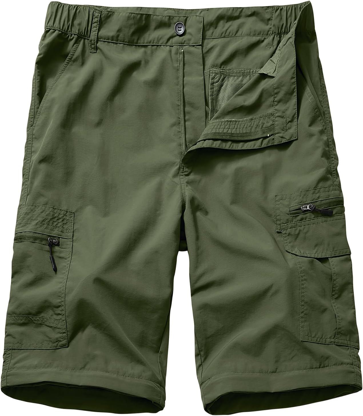Fishing Hiking Pants for Men, Waterproof Convertible Quick Dry Pants for Wading, Lightweight Breathable