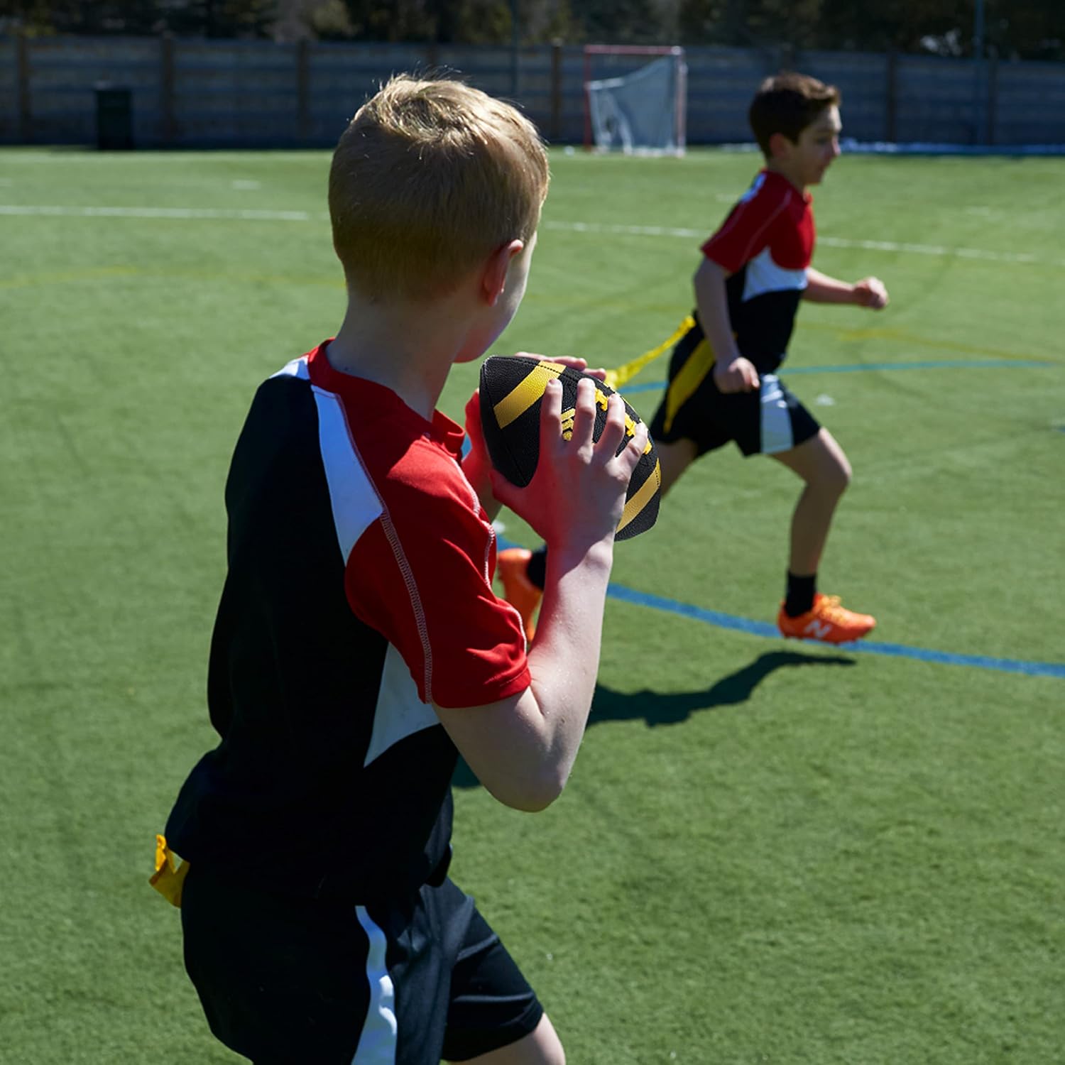Franklin Sports Youth + Adult Footballs - Extra Grip 1000 Official Size, Junior + Pee Wee Kids - 1 + 12 Packs