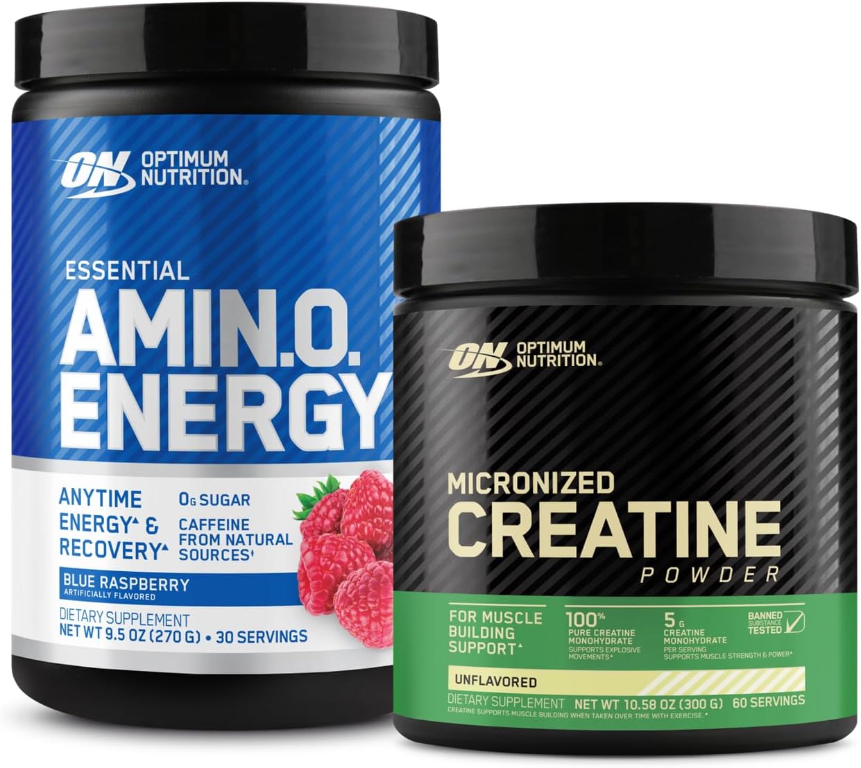 Optimum Nutrition Micronized Creatine Monohydrate Powder, Unflavored, 120 Servings, 600 Grams (Packaging May Vary)