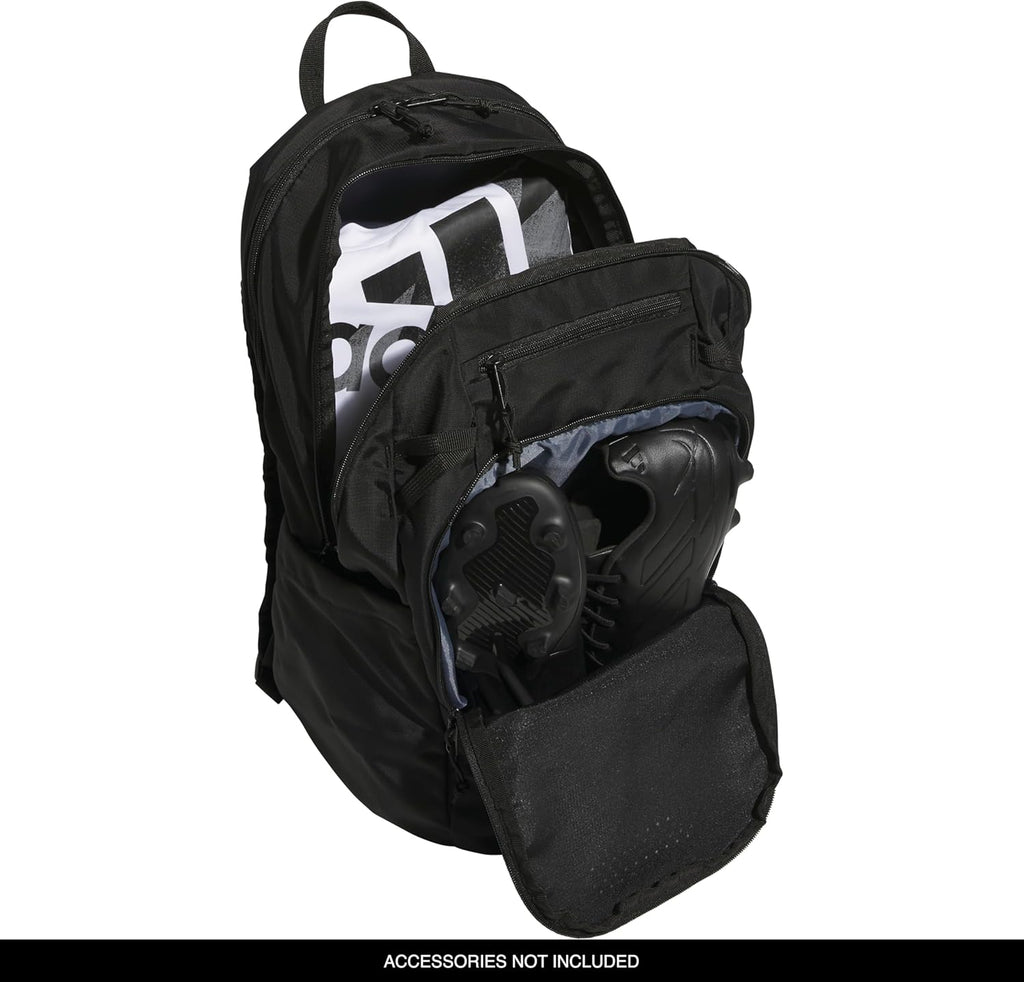 adidas Defender 5 Team Sports Backpack (33L) Durable Large Athletic Gym Laptop Travel Bag, Royal Blue, One Size