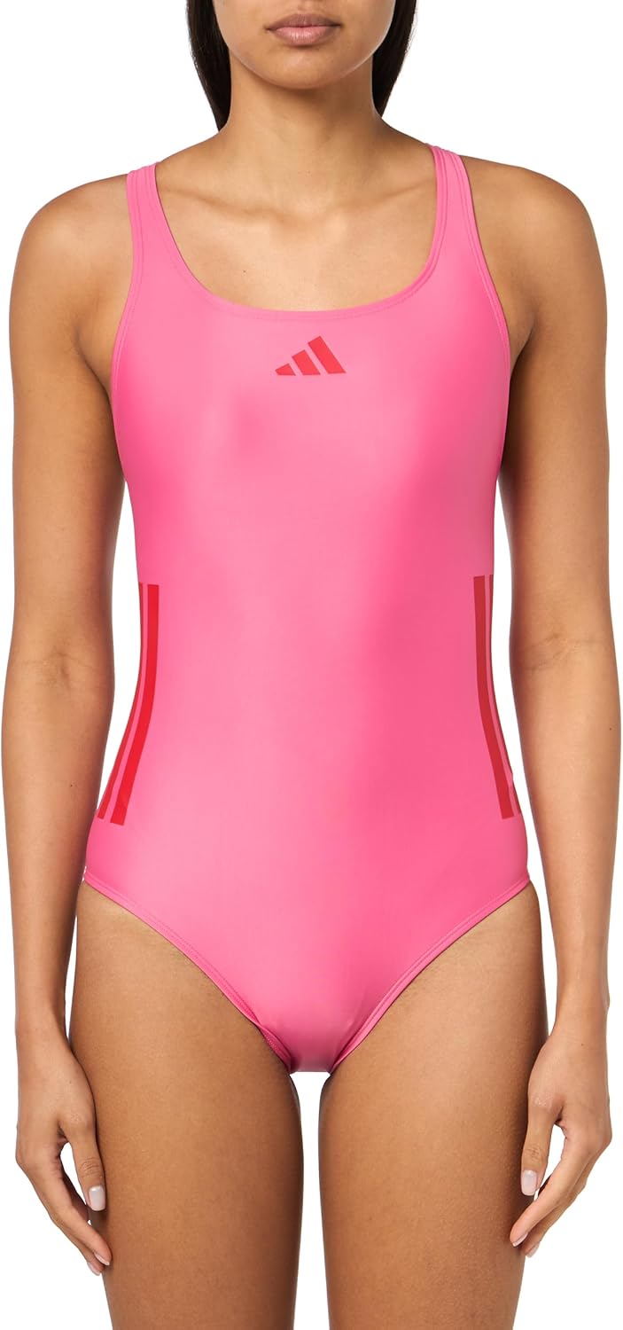 adidas Women's 3-Stripes C-Back Swimsuit