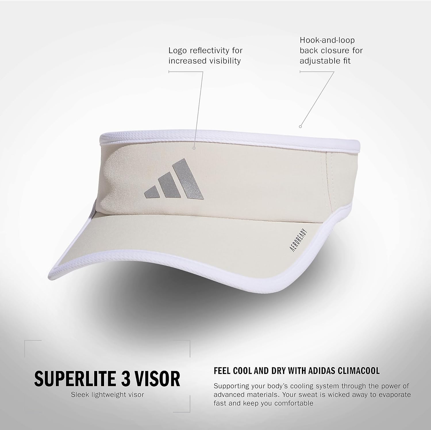 adidas Superlite, Sun Visor Hat for Women, Sport Performance, Outdoor Activities