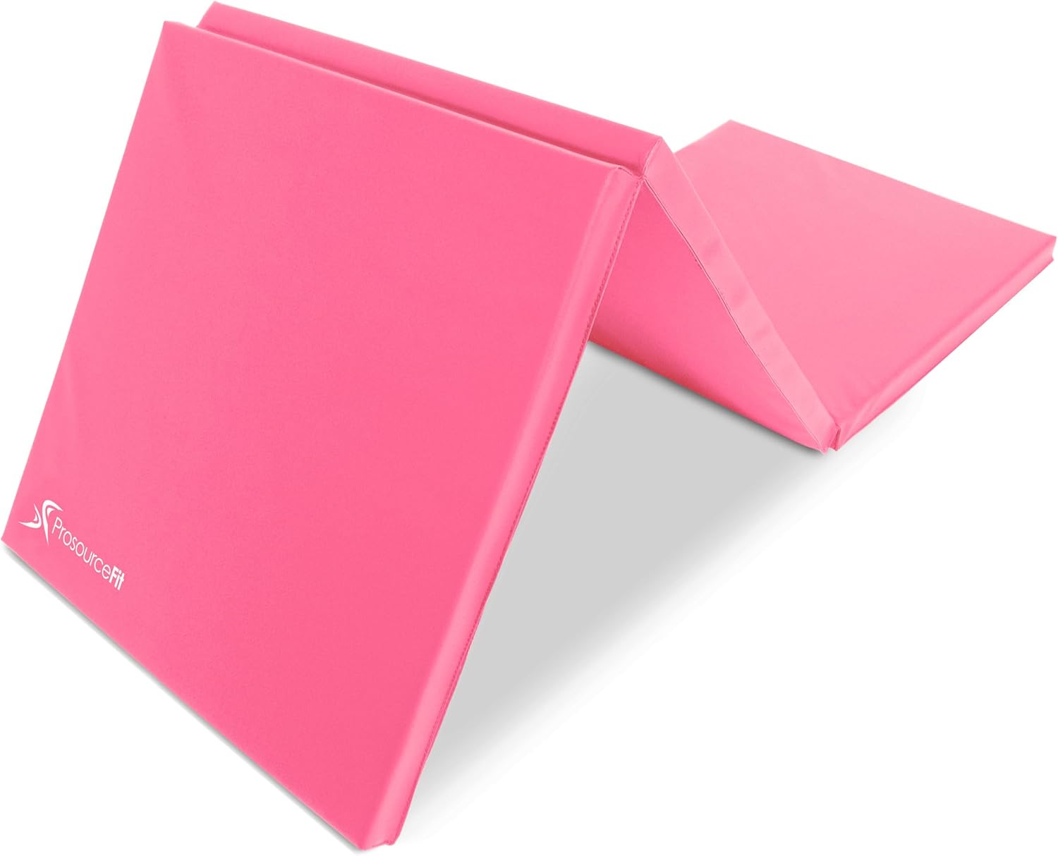 ProsourceFit Tri-Fold Folding Exercise Mat - Pink
