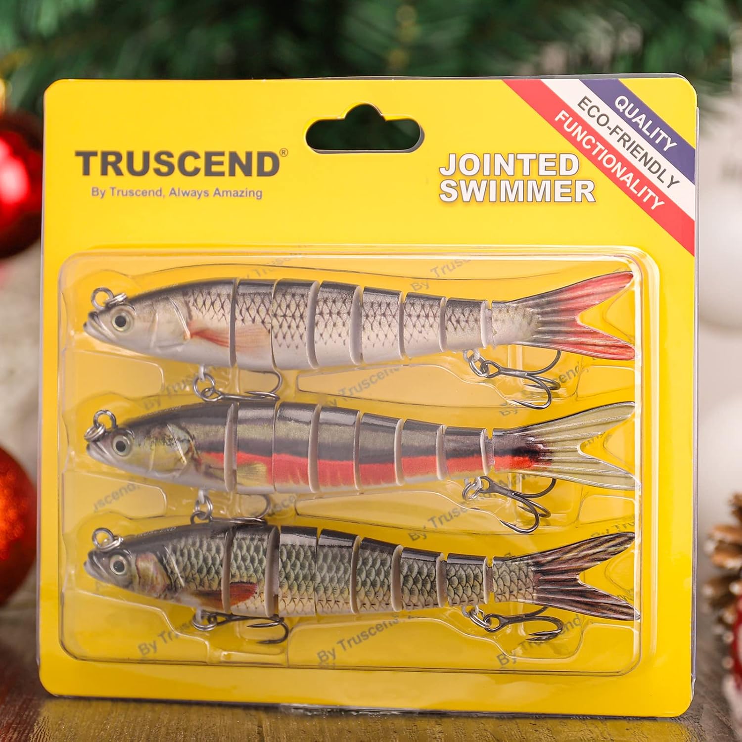 TRUSCEND Easy Catch Swimmax, Magic Noisy Turbulent Wiggling and Vibrating Action for More Bites, Lifelike Fishing Lures for All Species, Swimbait for Relax Family Fishing, Must-Have for Lovely Anglers
