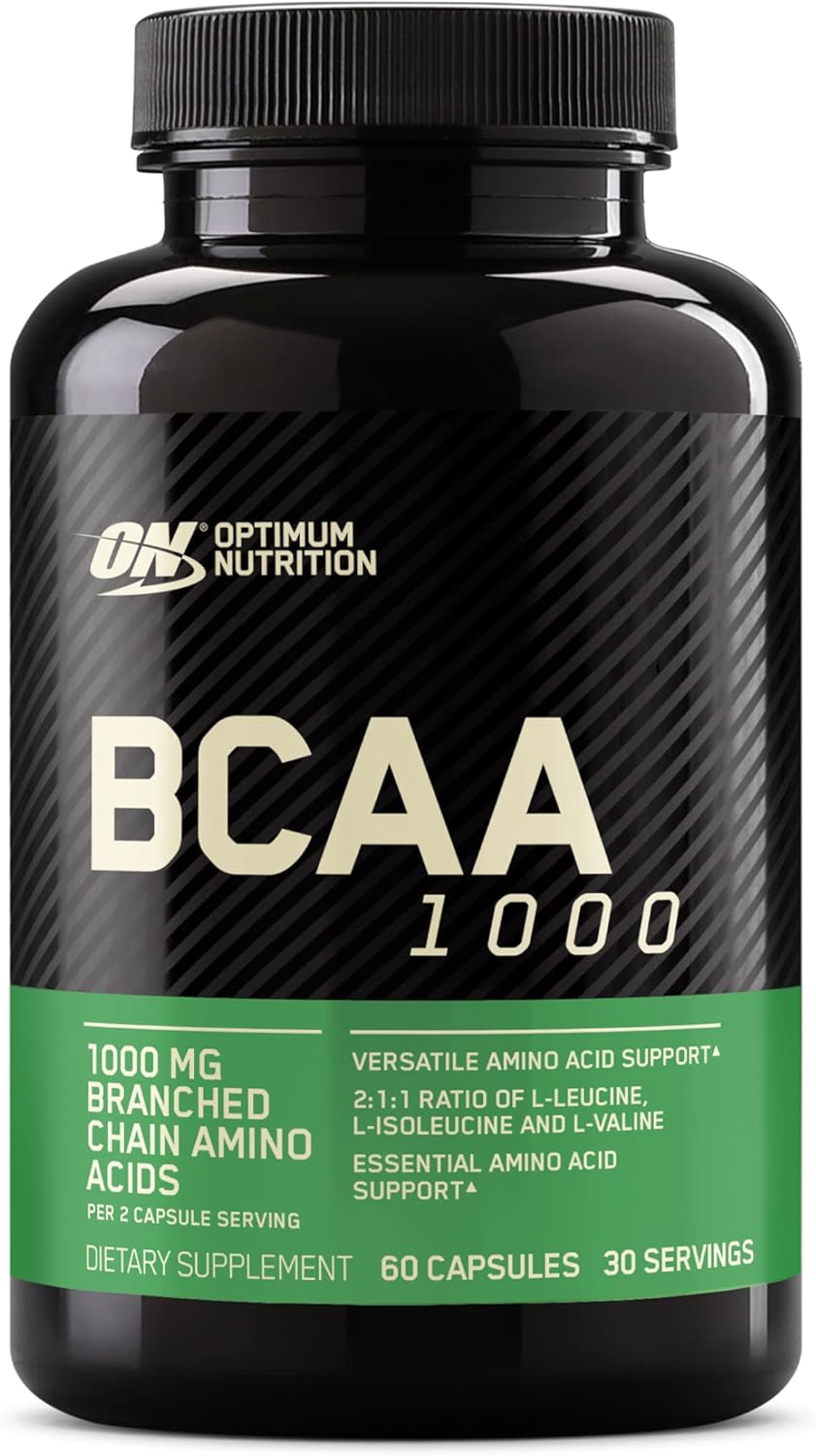 Optimum Nutrition Instantized BCAA Capsules, Keto Friendly Branched Chain Essential Amino Acids, 1000mg, 400 Count