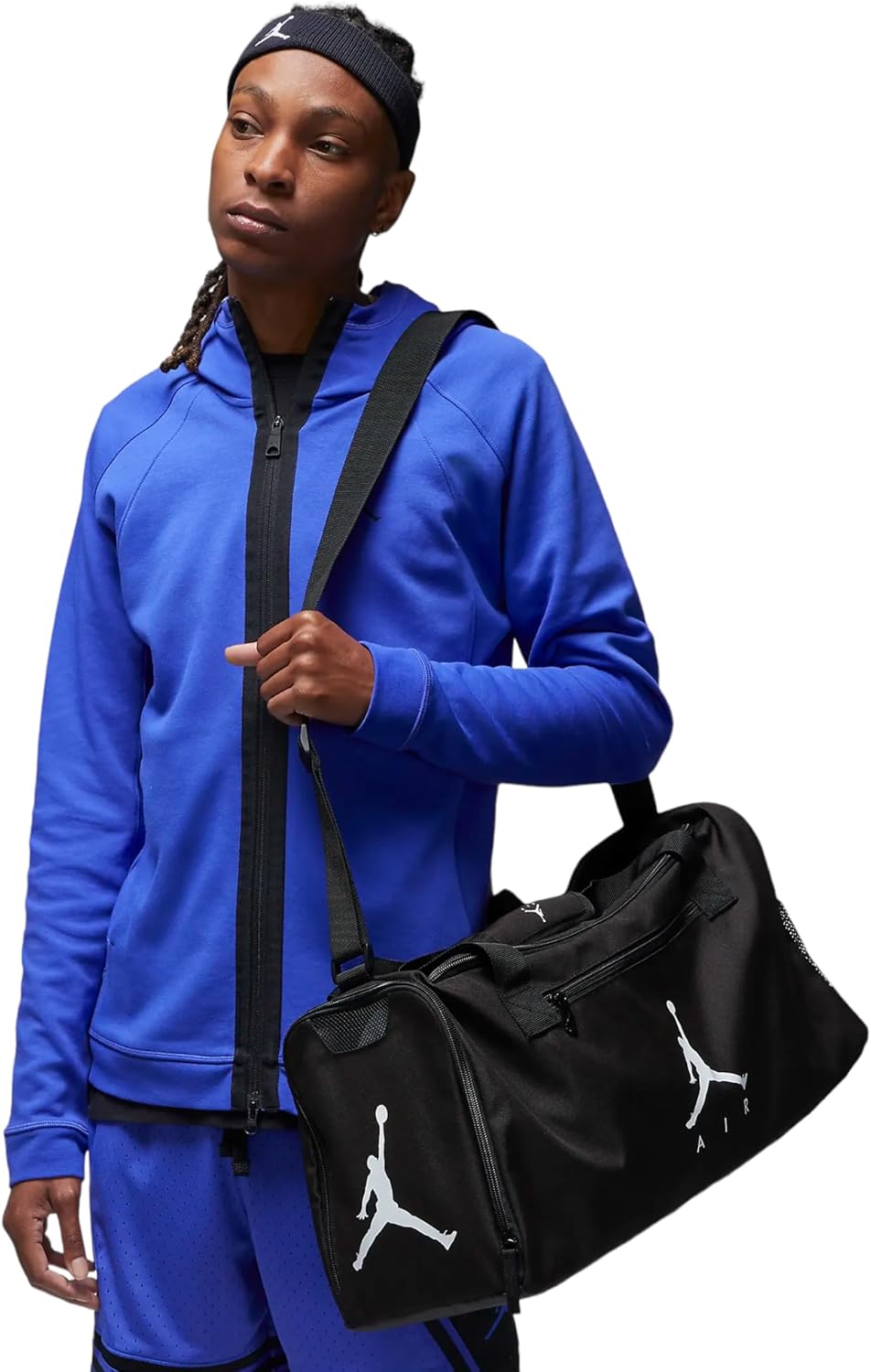 Nike Air Jordan Sport Small Duffel Bag (55L) (Black)