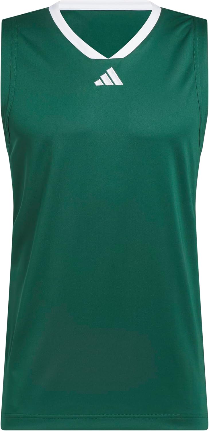 adidas Men's Basketball Legends 3-Stripes Tank Top