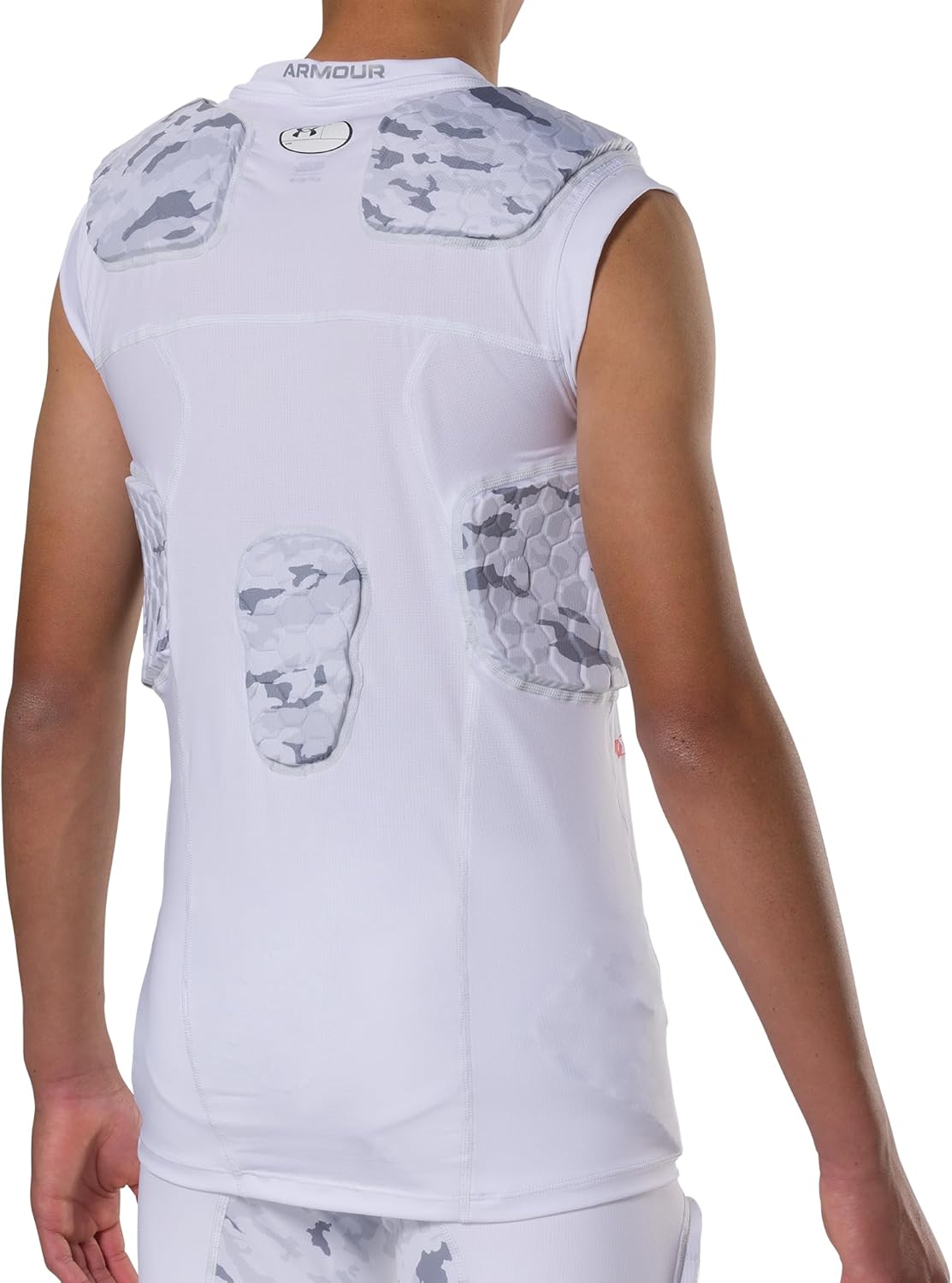 Under Armour Gameday Pro 5-Pad Football Shirt, Comfortable Compression & Protection for Practice & Game Day, Youth/ Boys