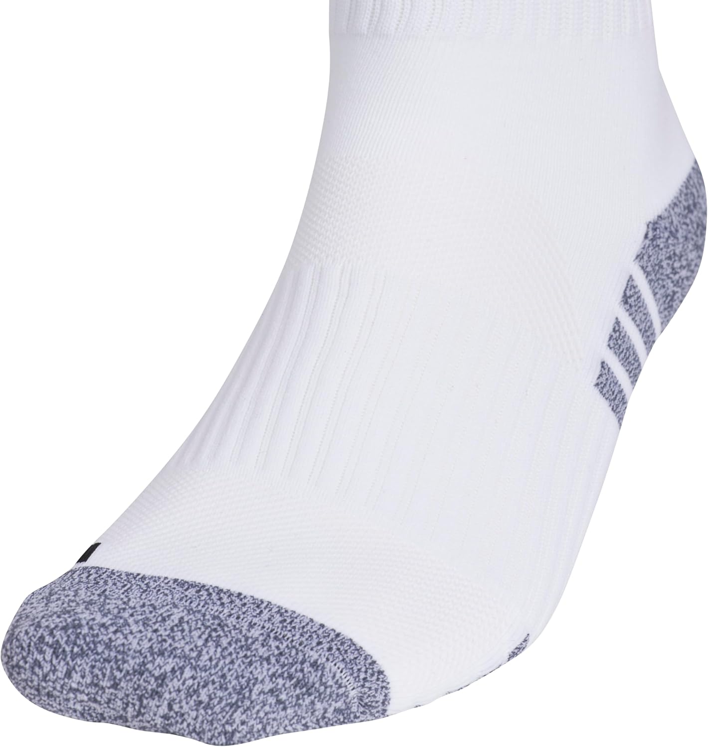 adidas 3-Stripe Hoop Soccer Socks (1-Pair) with Arch Compression for a Secure Fit