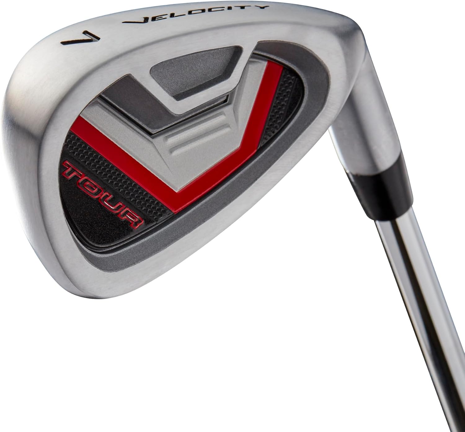 Wilson Tour Velocity Complete Golf Set with Stand Bag - Men's Right Hand, Regular Flex, Black/Red