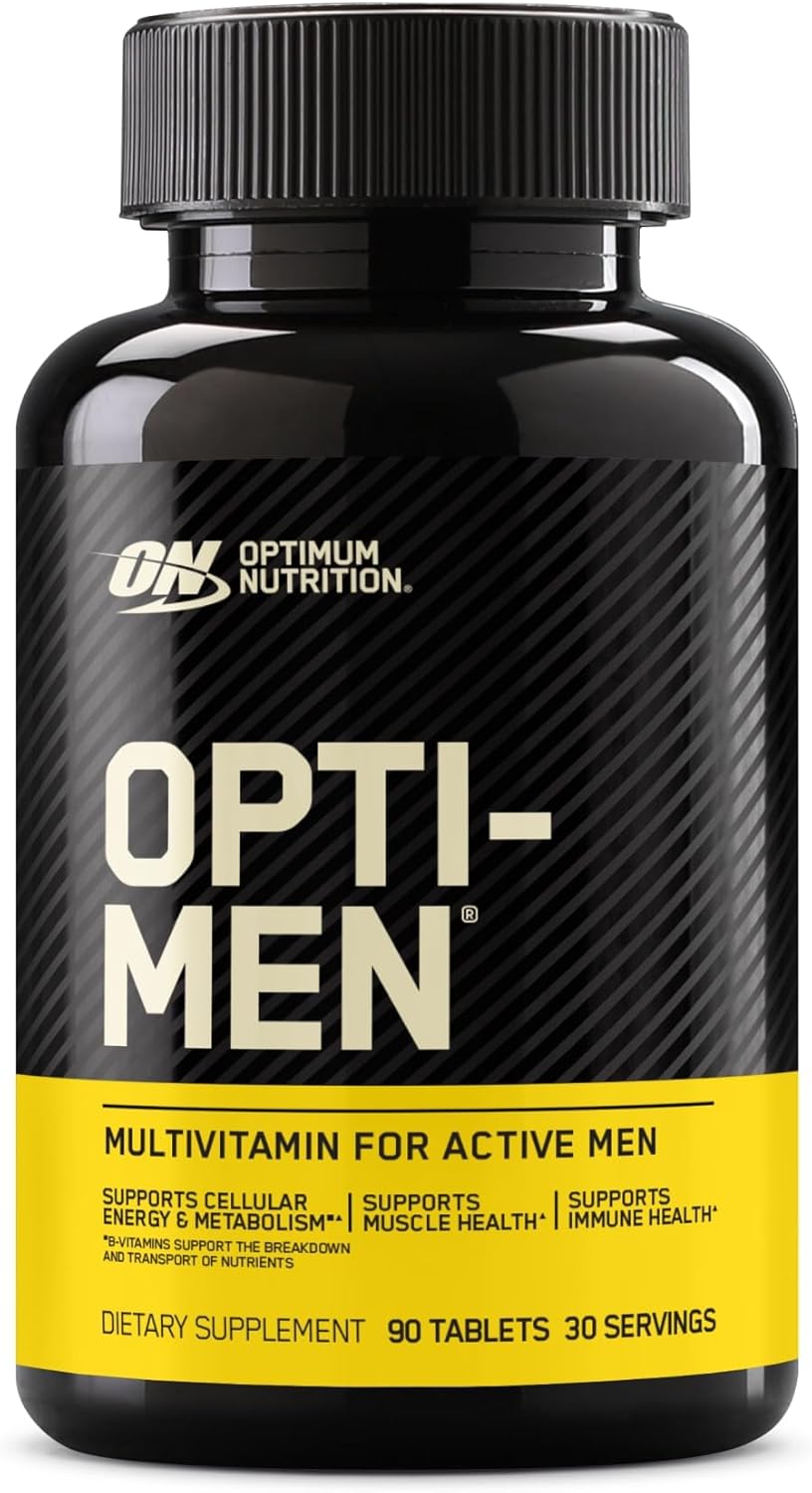 Optimum Nutrition Opti-Men Daily Multivitamin for Men, Immune Support Supplement with Amino Acids, 80 Day Supply, 240 Count, (Packaging May Vary)