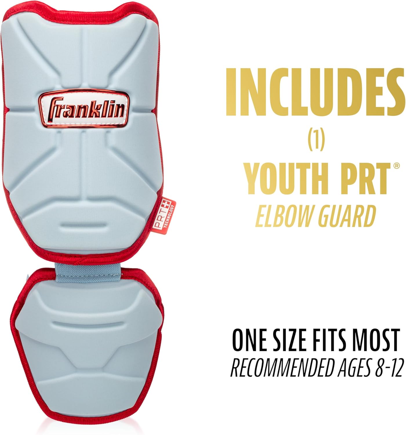 Franklin Sports Baseball Elbow Guard - PRT Series Adult and Youth Baseball + Softball Elbow Shield for Batting