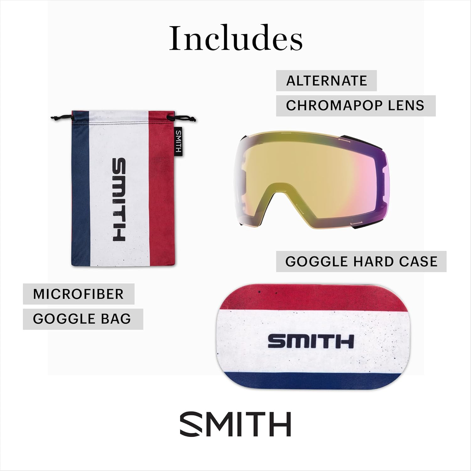 SMITH I/O MAG Goggles with ChromaPop Lens – Easy Lens Change Technology for Skiing & Snowboarding – For Men & Women