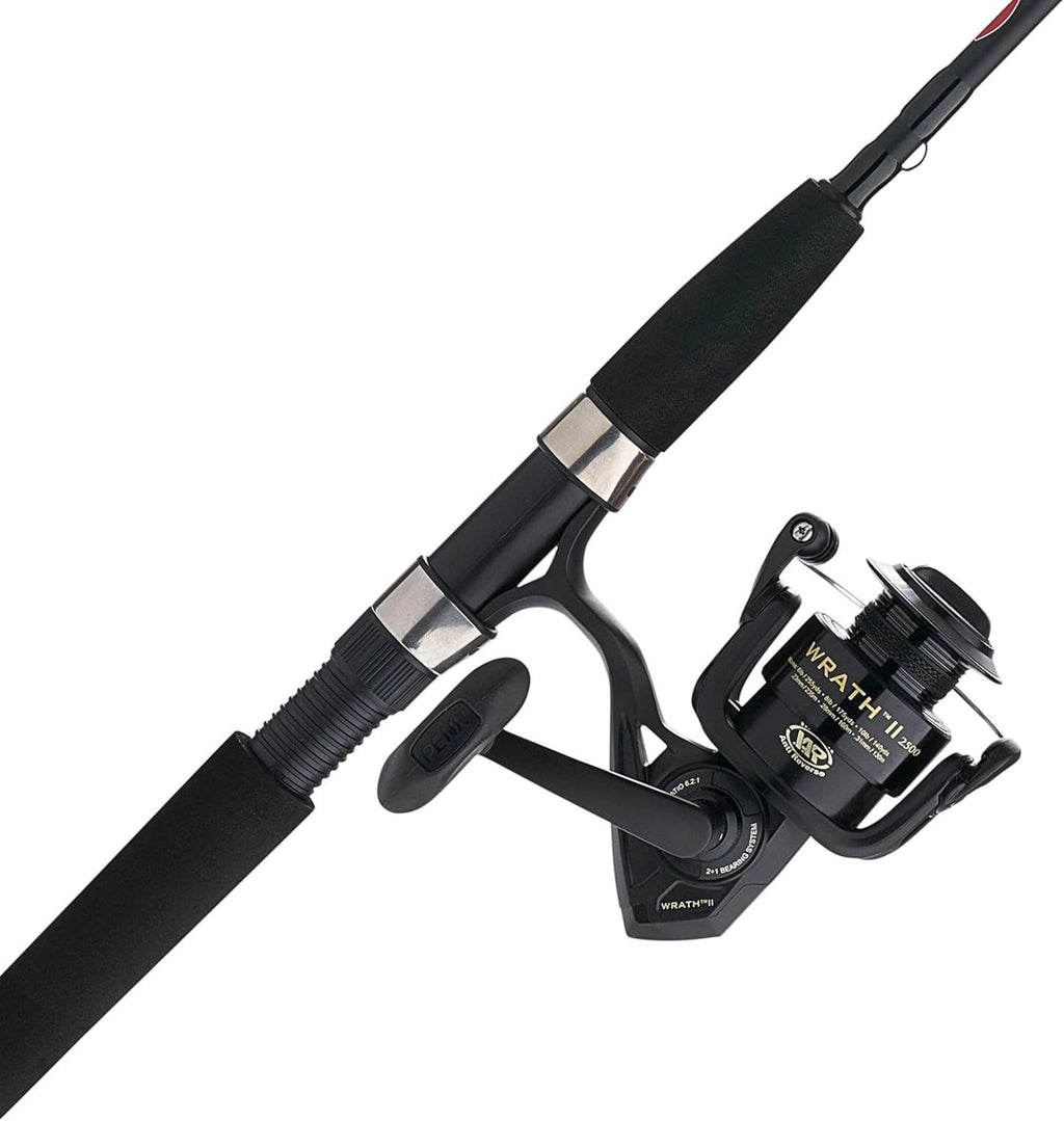 PENN Wrath II Spinning Reel and Fishing Rod Combo