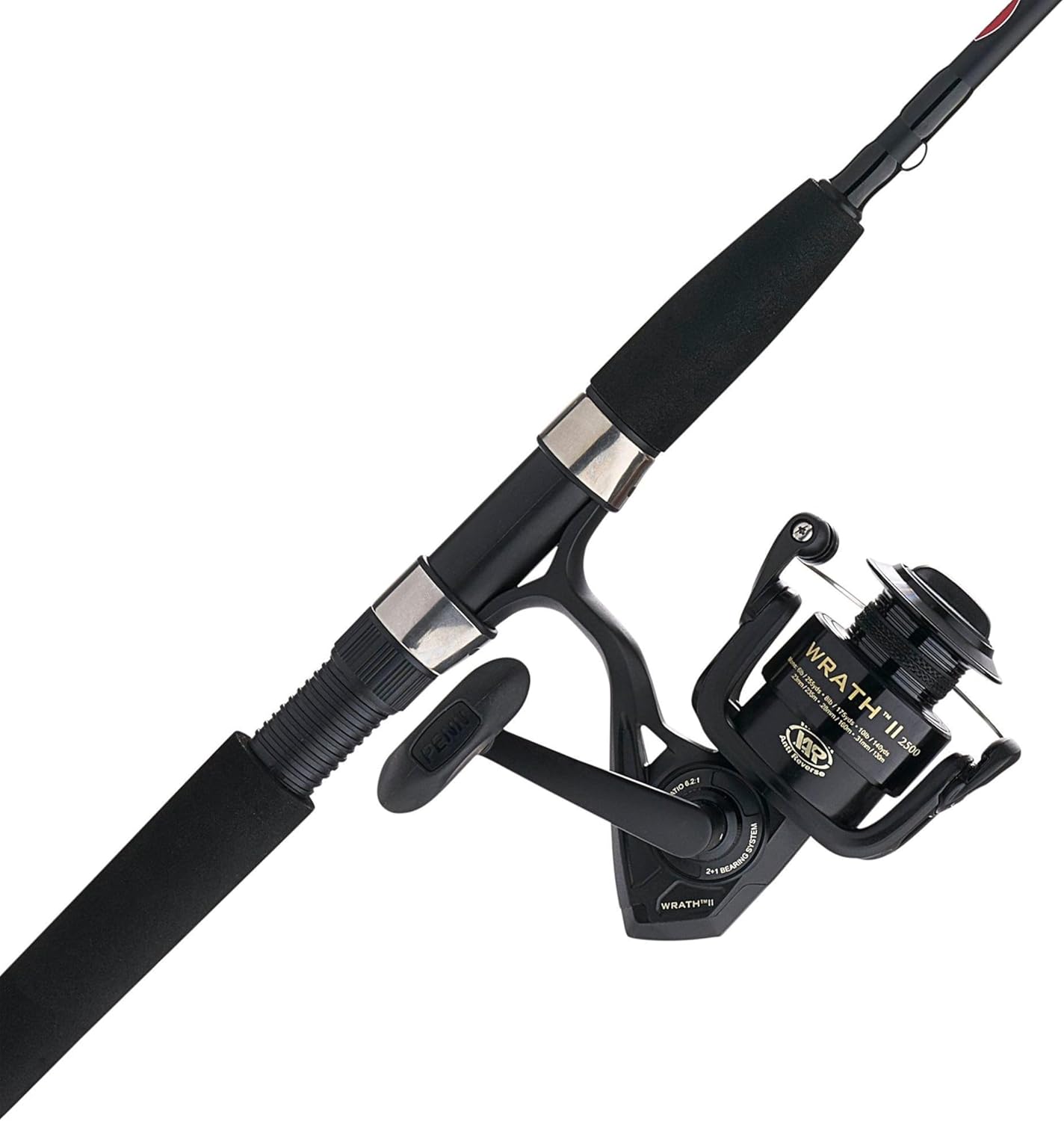 PENN Wrath II Spinning Reel and Fishing Rod Combo