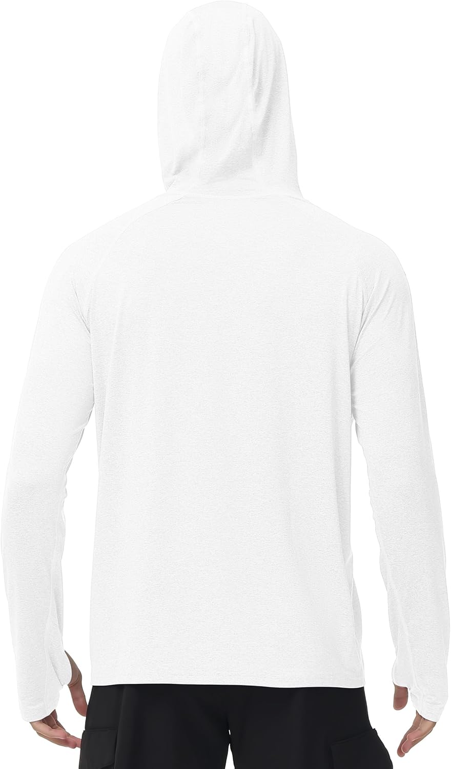 Roadbox Mens UPF 50+ Fishing Shirts, Long Sleeve UV Sun Hoodie, Hiking Running Swim Athletic Workout Shirt