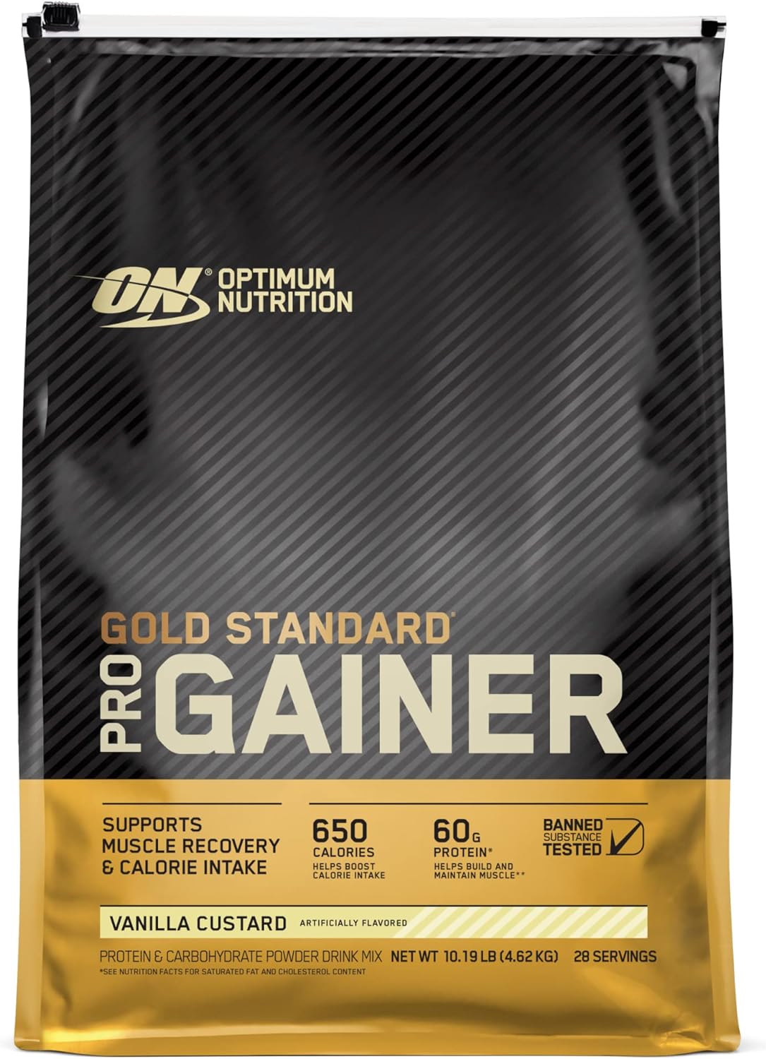 Optimum Nutrition Gold Standard Pro Gainer, Weight Gainer Protein Powder, Double Chocolate, 10.19 Pounds (Packaging May Vary)