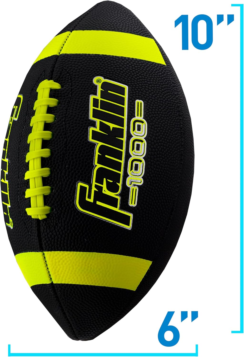Franklin Sports Youth + Adult Footballs - Extra Grip 1000 Official Size, Junior + Pee Wee Kids - 1 + 12 Packs