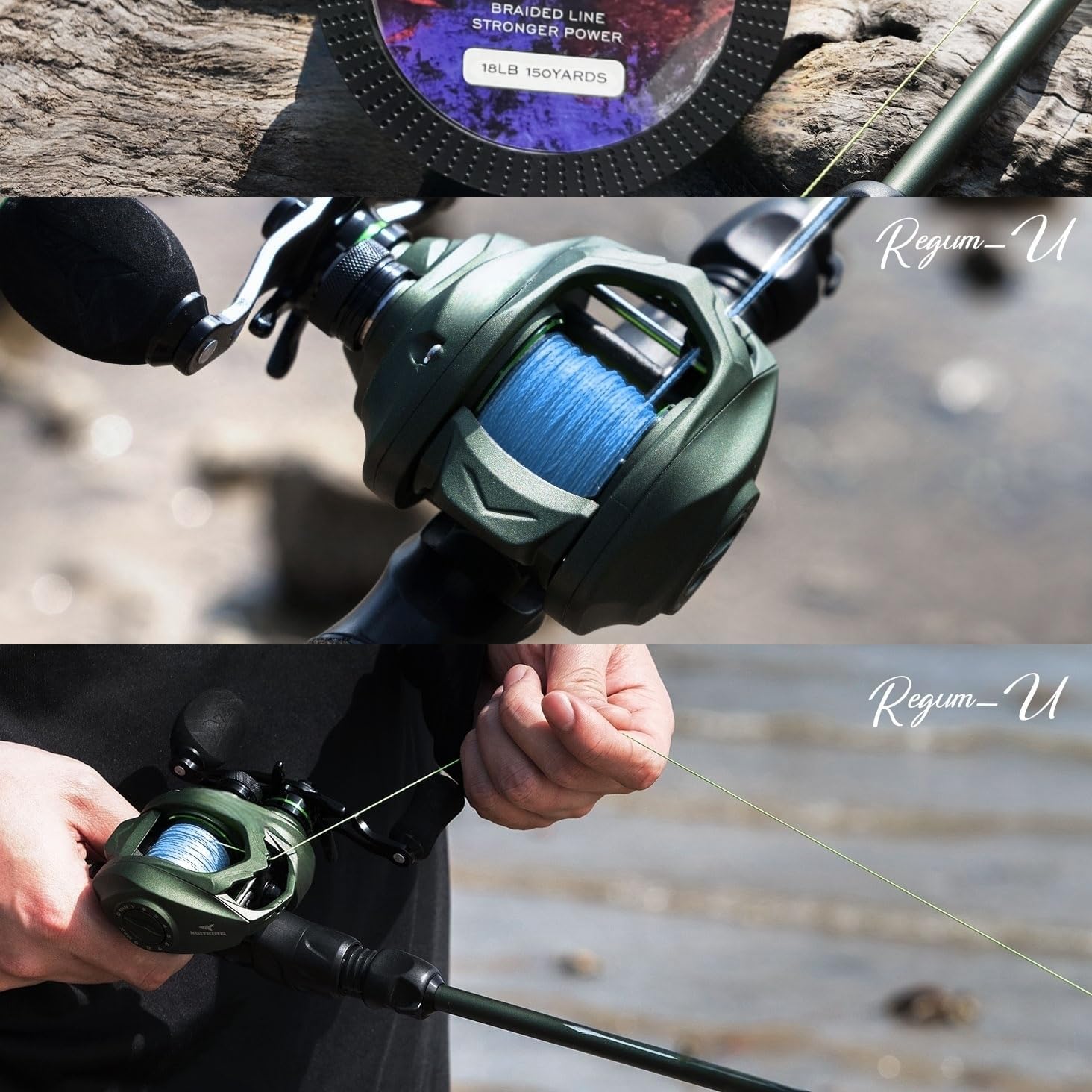 GumMAX 545/1093/1640yds 5-100LB 8X Braided Fishing Line Abrasion Resistant Superline Zero Stretch & Smaller Diameter Confuse & Never Fade in Saltwater and Freshwater