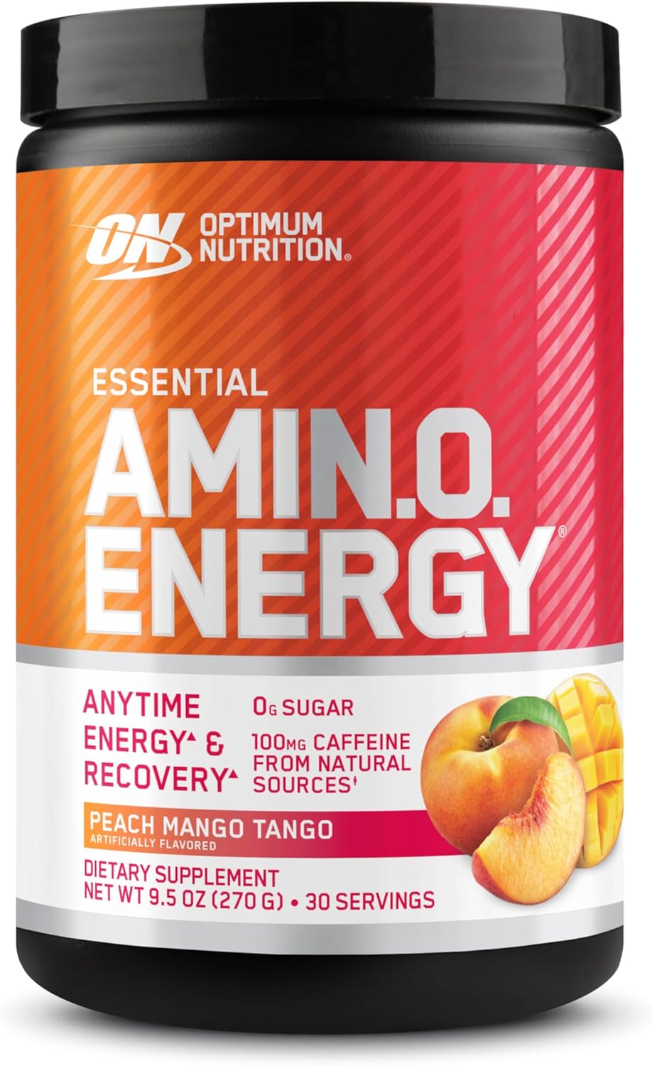 Optimum Nutrition Amino Energy - Pre Workout with Green Tea, BCAA, Amino Acids, Keto Friendly, Green Coffee Extract, Energy Powder - Orange Cooler, 65 Servings (Packaging May Vary)