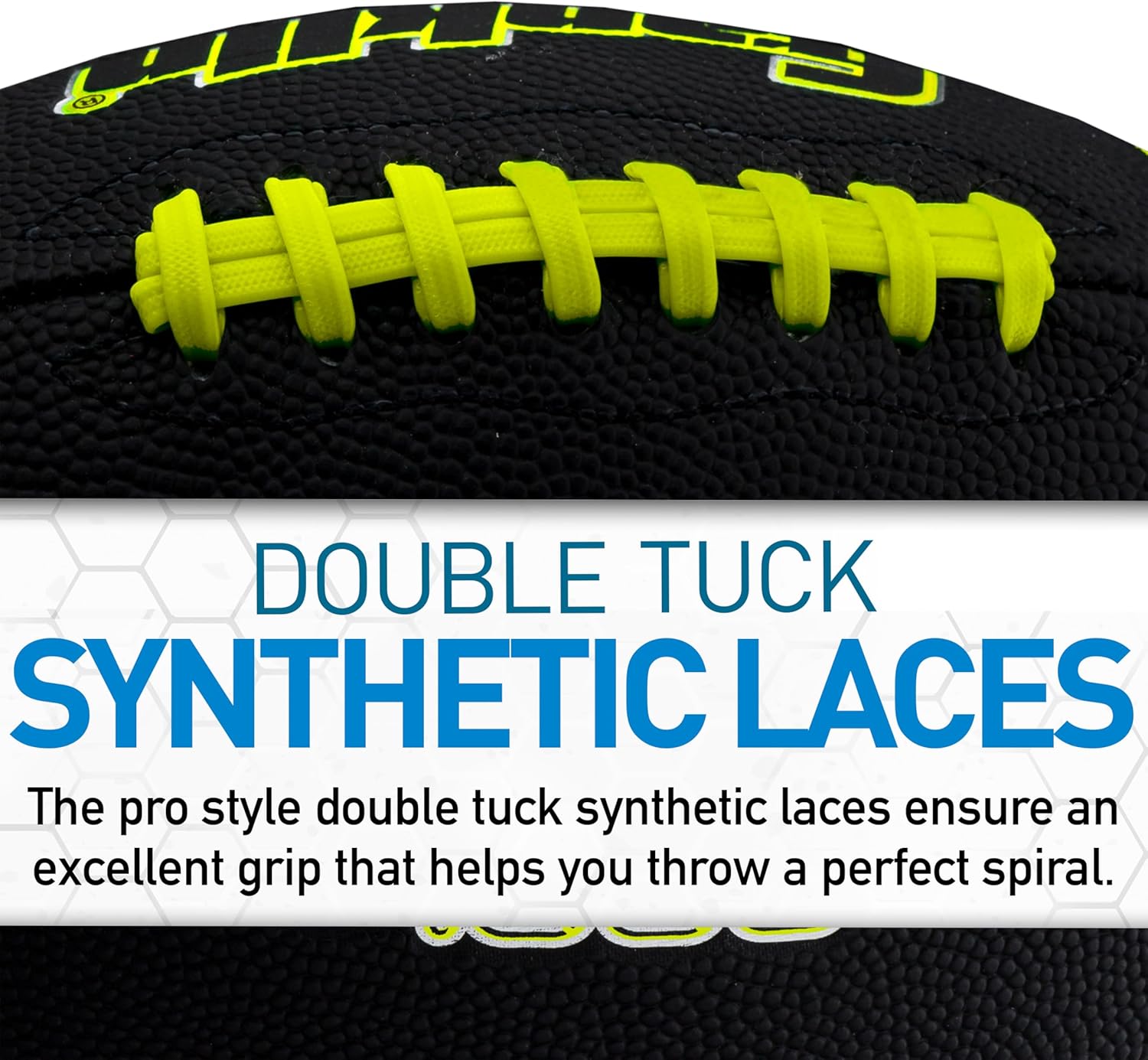Franklin Sports Youth + Adult Footballs - Extra Grip 1000 Official Size, Junior + Pee Wee Kids - 1 + 12 Packs