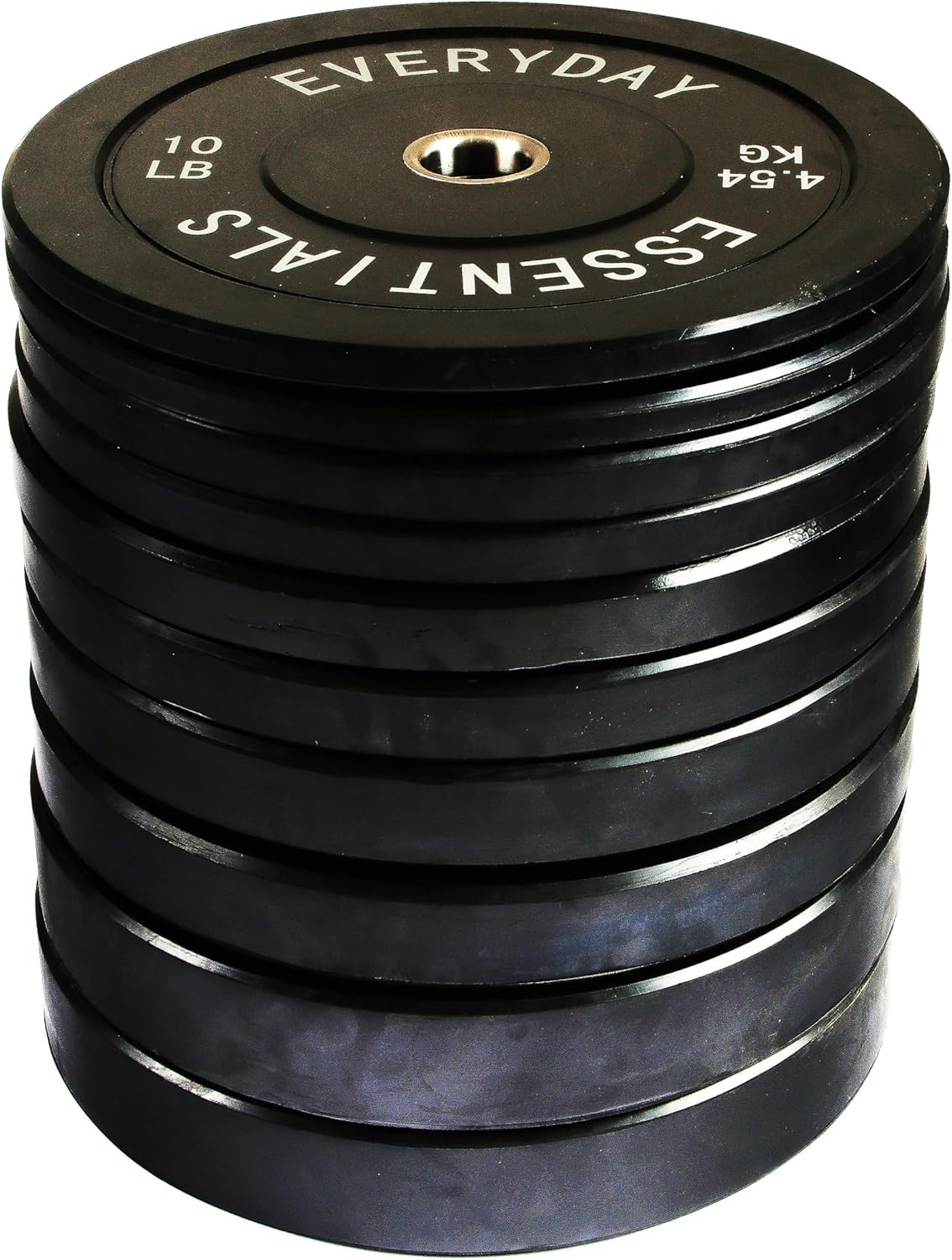 2-Inch Olympic Bumper Plates, Perfect Weight Plates for Weightlifting and Strength Training, Multiple Weights Available