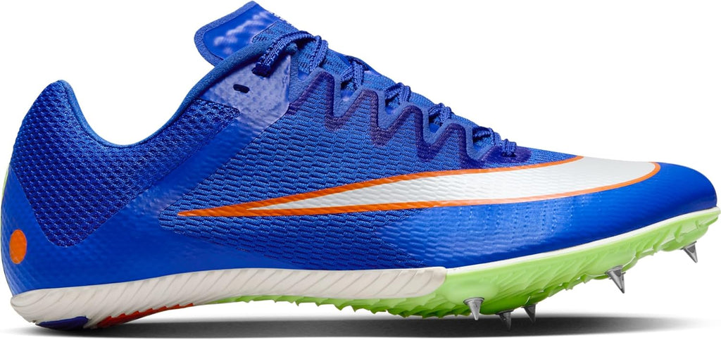 Nike Rival Sprint Track & Field Sprinting Spikes (DC8753-401, Racer Blue/Lime Blast/Safety Orange/White) Size 11