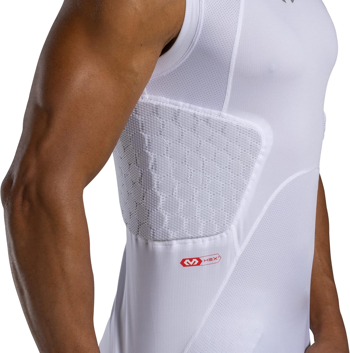 Under Armour Gameday Pro 5-Pad Football Compression Top, with UA HeatGear & McDavid HEX Technology, Moisture Wicking Protection (Youth)