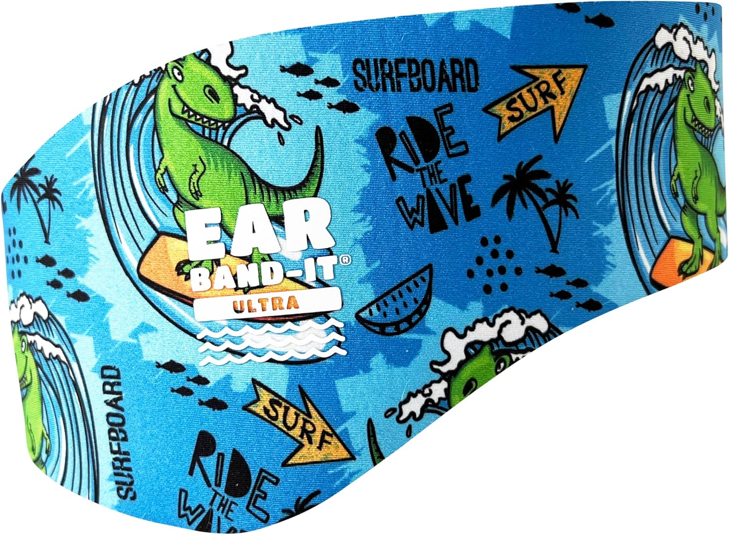 Earvolution Ear Band-It Ultra Swimming Headband for Kids and Adults - Invented by Ear, Nose, and Throat Physician - Custom Anti-Slip Grip Neoprene Maximizes Protection, 12 Color Options, 3 Sizes
