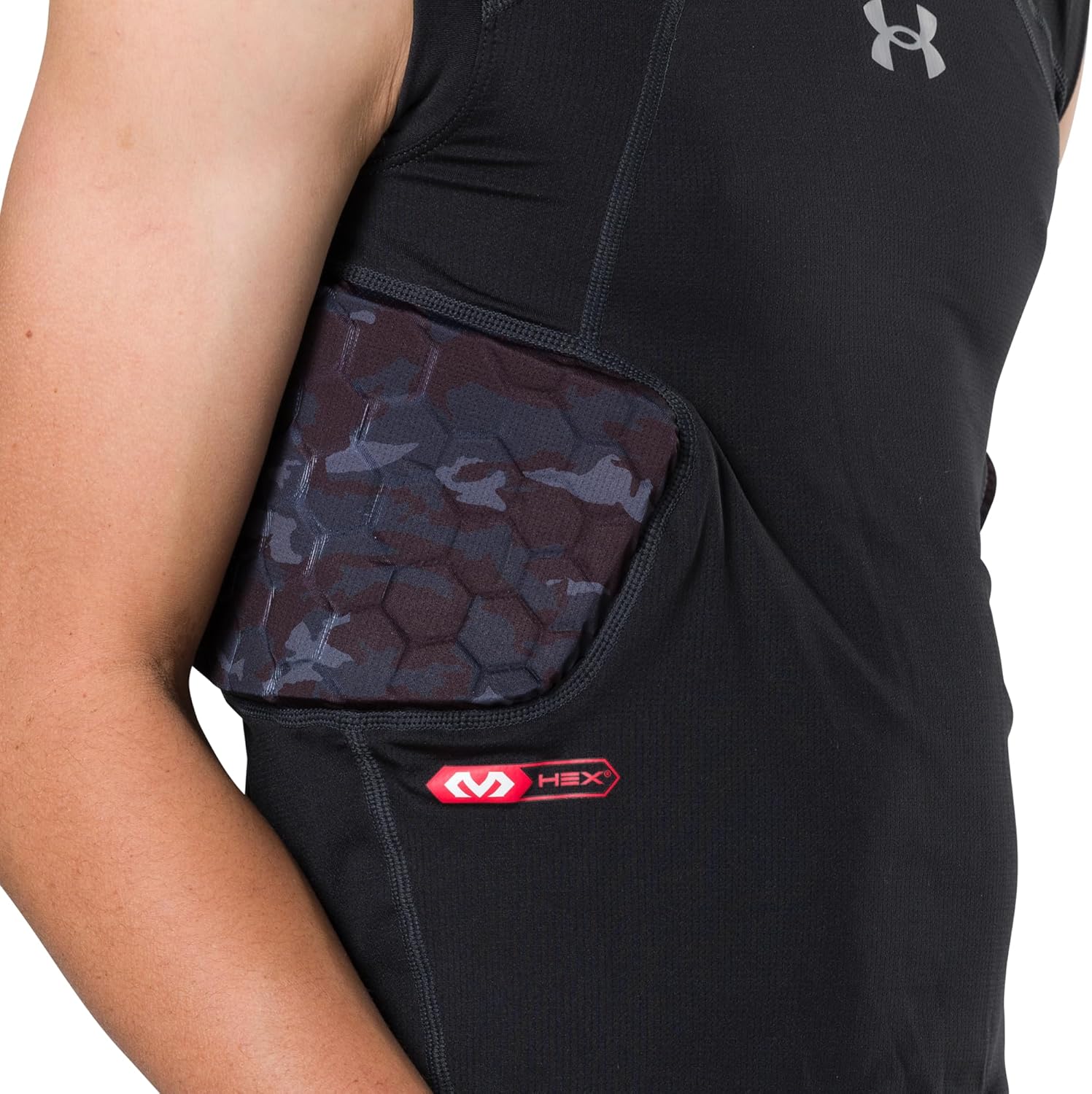 Under Armour Gameday Pro 5-Pad Football Shirt, Comfortable Compression & Protection for Practice & Game Day, Youth/ Boys
