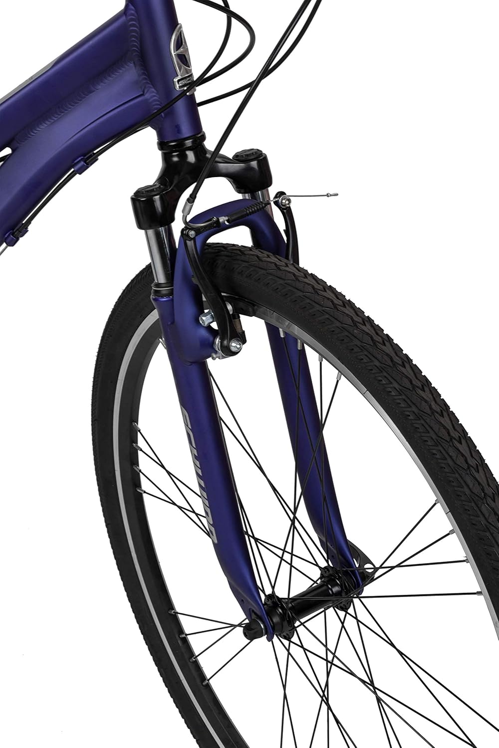 Schwinn Network 1 Hybrid Bike, 700c Mens and Womens Bike, 21-Speed Hybrid Bicycle, Aluminum Frame, Suspension Fork, Alloy Linear Pull Brakes, Adult Bicycle