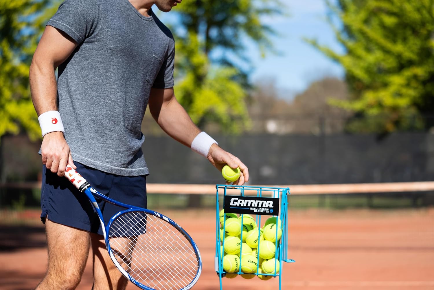 GAMMA Sports Pressureless Tennis Balls Box - Ideal for Practice, Teaching, and Training with High-Visbility Felt - Indoor and Outdoor Court Play - 48 and 75 Pack Sizes
