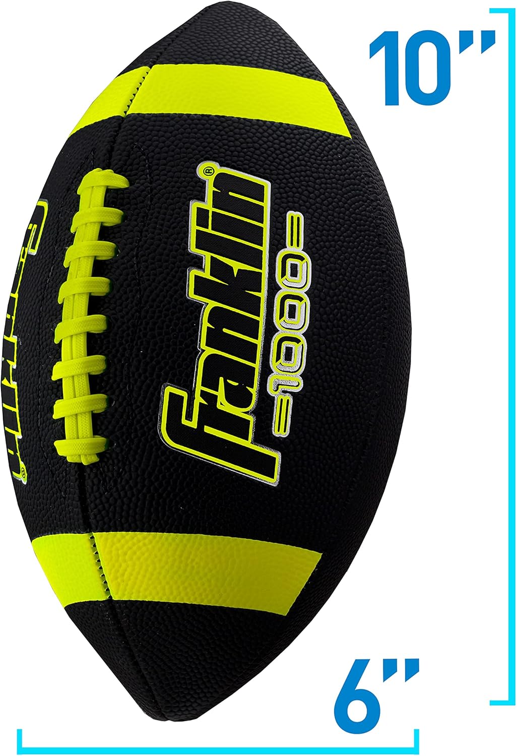 Franklin Sports Youth + Adult Footballs - Extra Grip 1000 Official Size, Junior + Pee Wee Kids - 1 + 12 Packs