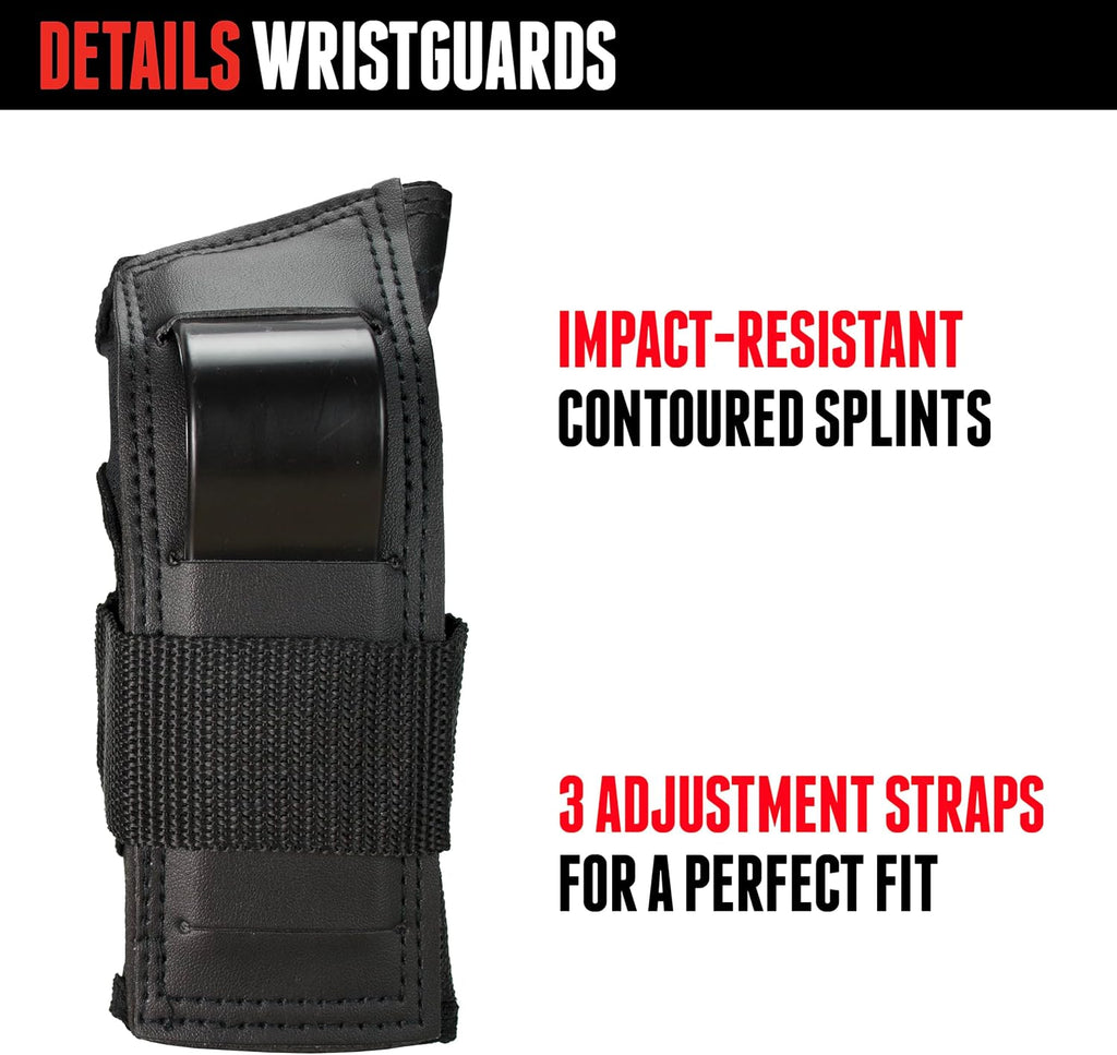 Triple Eight Saver Series 3-Pack Pad Set– Ideal for Skateboarding, In-line Skating, Roller Skating, and Biking
