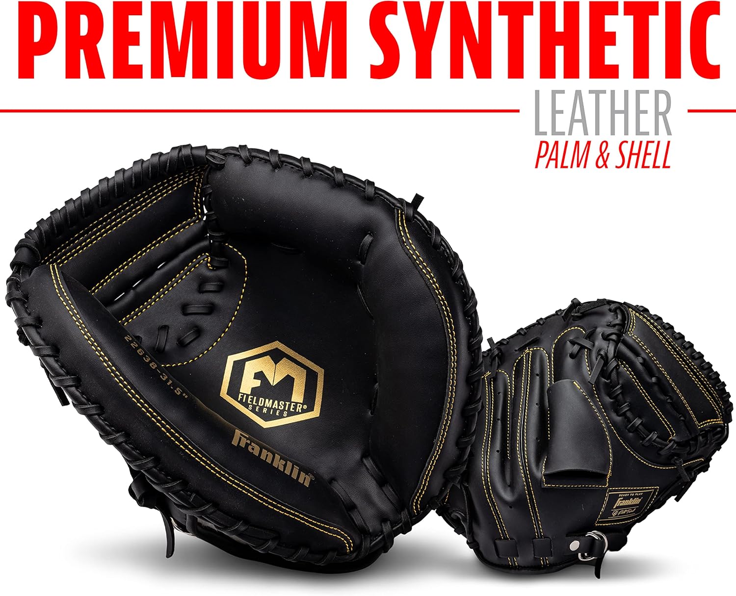 Franklin Sports Field Master Baseball and Softball Mitt