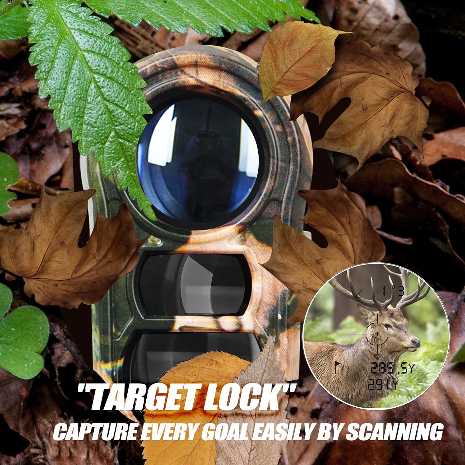 Hunting Laser Rangefinder with Rechargeable Battery 1000 Yards Hunting Range Finder with Target Acquisition Technology Easy-to-Use Clear Accurate Rangefinders for Hunters