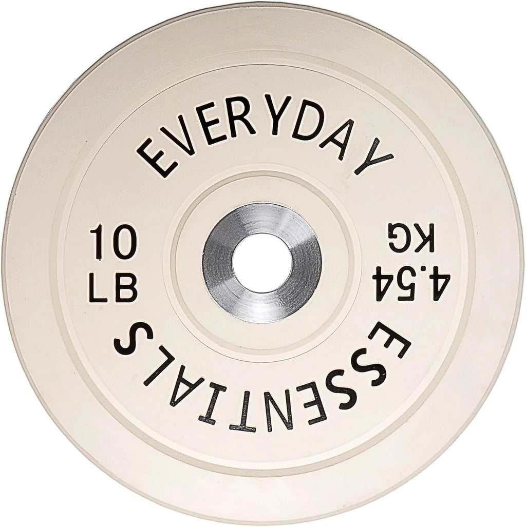 2-Inch Olympic Bumper Plates, Perfect Weight Plates for Weightlifting and Strength Training, Multiple Weights Available