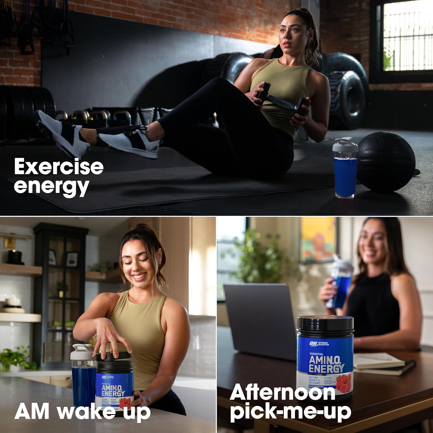 Optimum Nutrition Amino Energy - Pre Workout with Green Tea, BCAA, Amino Acids, Keto Friendly, Green Coffee Extract, Energy Powder - Orange Cooler, 65 Servings (Packaging May Vary)