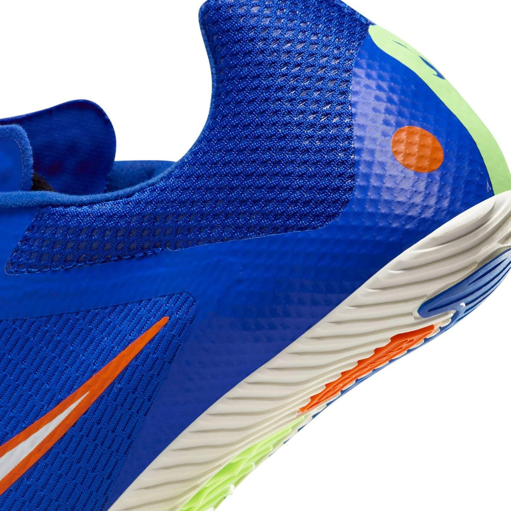 Nike Rival Sprint Track & Field Sprinting Spikes (DC8753-401, Racer Blue/Lime Blast/Safety Orange/White) Size 11