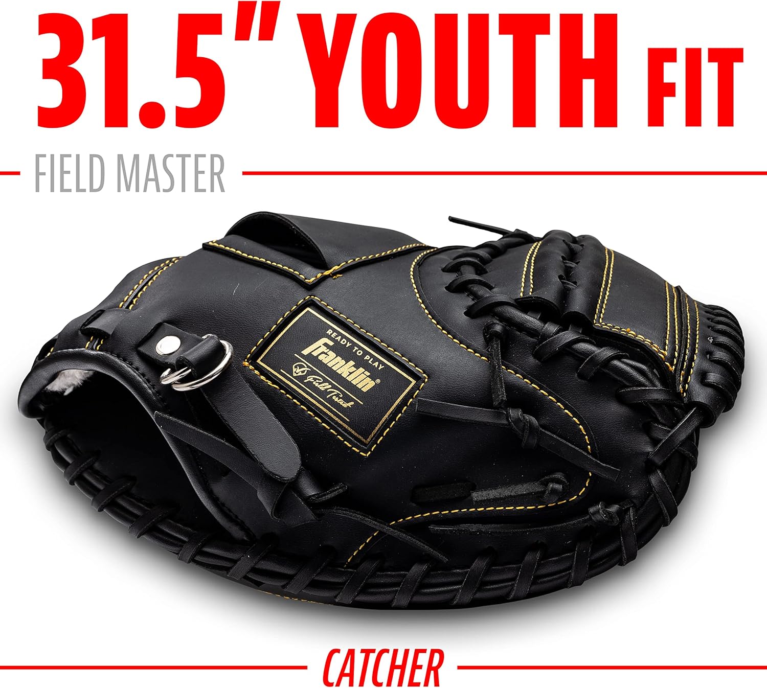 Franklin Sports Field Master Baseball and Softball Mitt