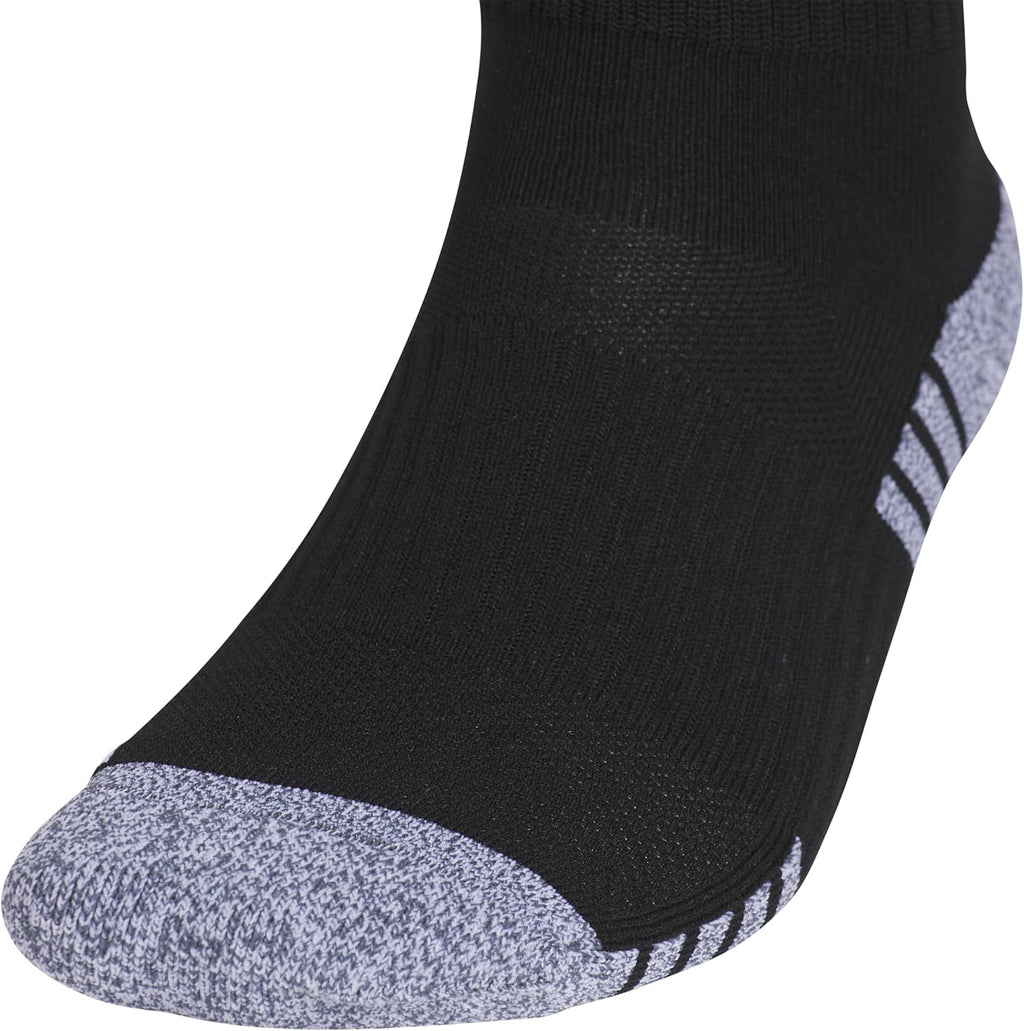 adidas 3-Stripe Hoop Soccer Socks (1-Pair) with Arch Compression for a Secure Fit