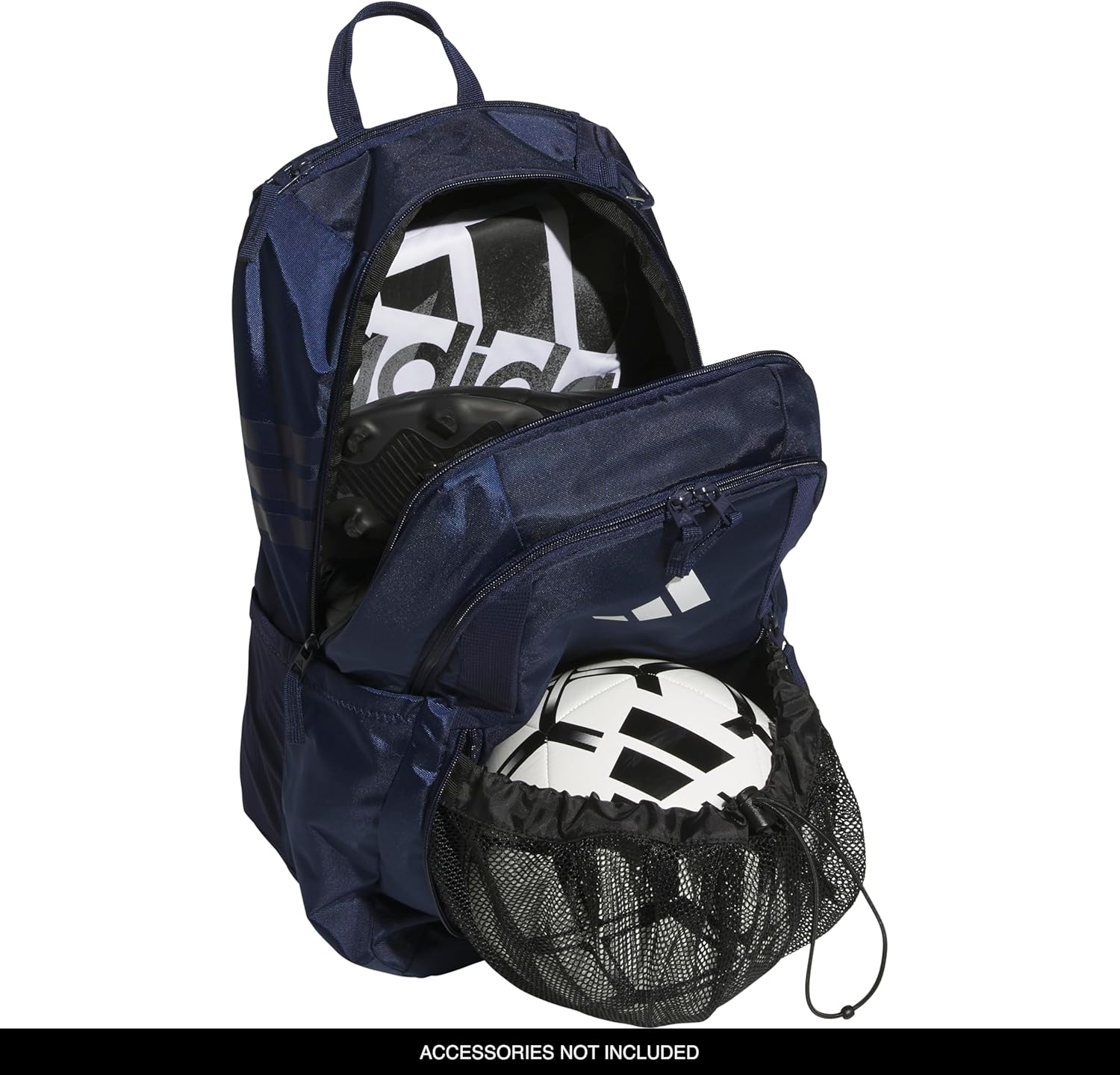 adidas Stadium Team Sports Backpack for Men and Women (36l) Durable Athletic Laptop Bag, Navy Blue/3.0, One Size